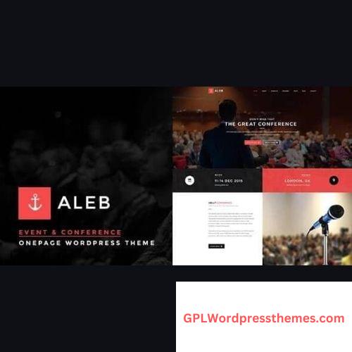 Aleb v1.3.4 – Event Conference Onepage WordPress Theme