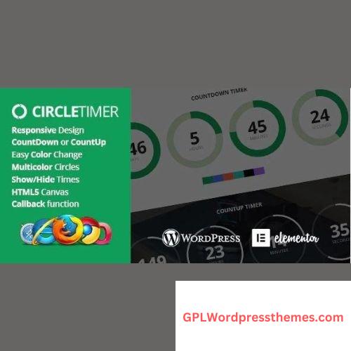 CircleTimer – Addon for Elementor v1.0