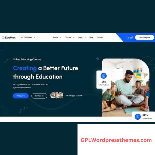 Edumoon v1.3 – Education LMS WordPress Theme