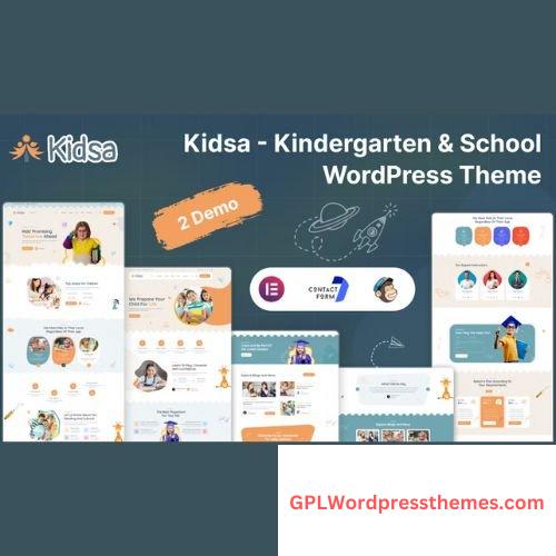 Kidsa v1.0.0 – Kindergarten &#038; School WordPress Theme