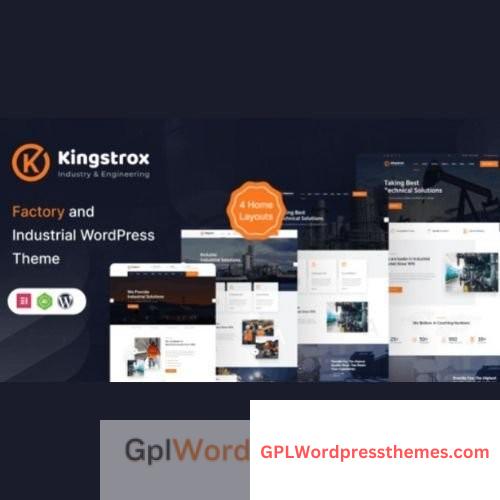 Kingstrox v1.0.0 – Factory and Industrial Business WordPress Theme