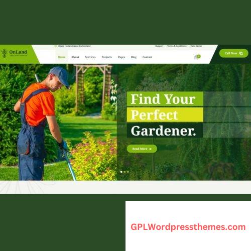 OnLand v1.0.8 – Gardening WordPress Theme