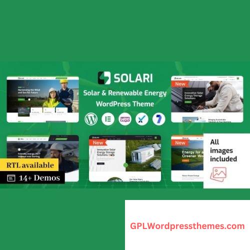 Solari v1.1.5 – Ecology &#038; Solar Energy WordPress Theme