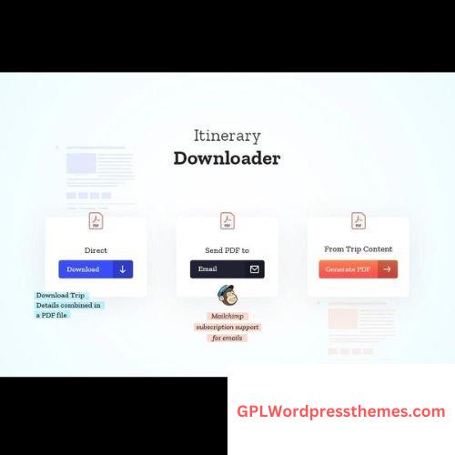 WP Travel Engine – Itinerary Downloader v2.1.0