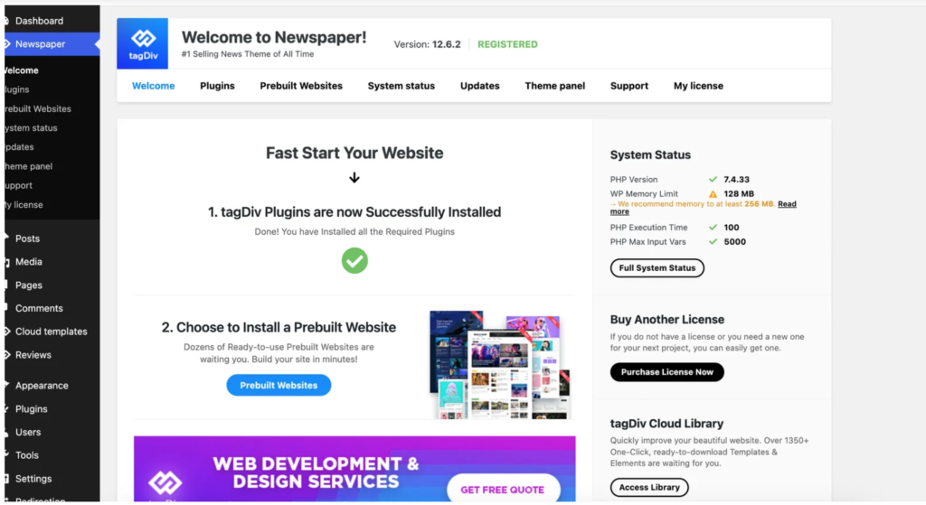 Newspaper v12.6.5 – News &#038; WooCommerce WordPress Theme